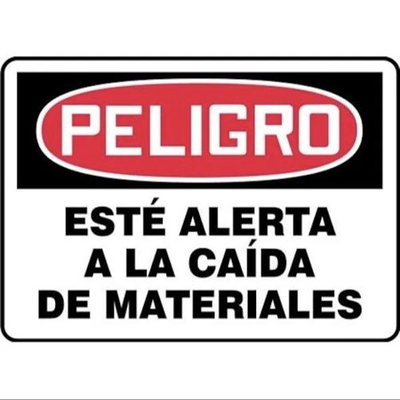 Accuform OSHA DANGER SAFETY SIGN WATCH FOR SHMEQM098VS SHMEQM098VS